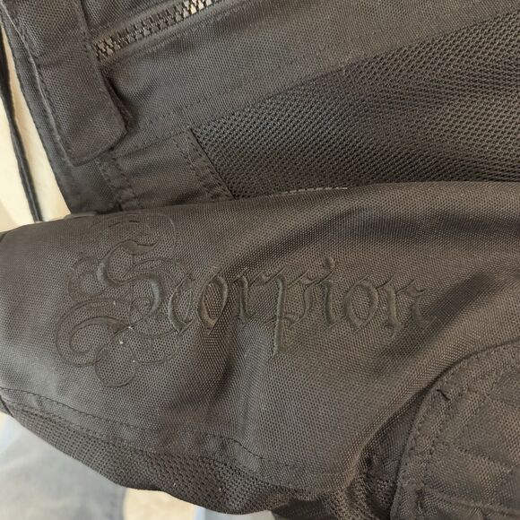 Scorpion EXO GET Stung Women's Sz XL Motorcycle Jacket Padded Black - Picture 10 of 16